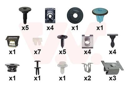 Set montaj, aripa laterala VAN WEZEL 0982796