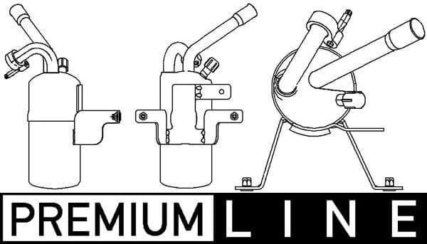 uscator,aer conditionat MAHLE BEHR *** PREMIUM LINE *** AD 297 000P