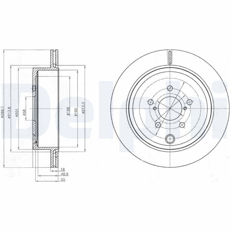 Disc frana DELPHI BG4288