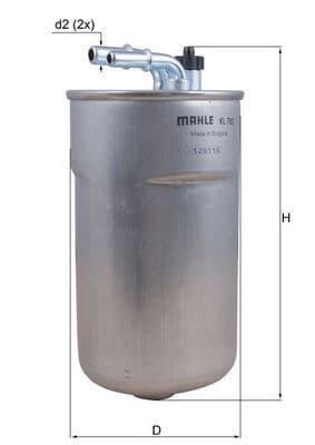 filtru combustibil MAHLE KL 792