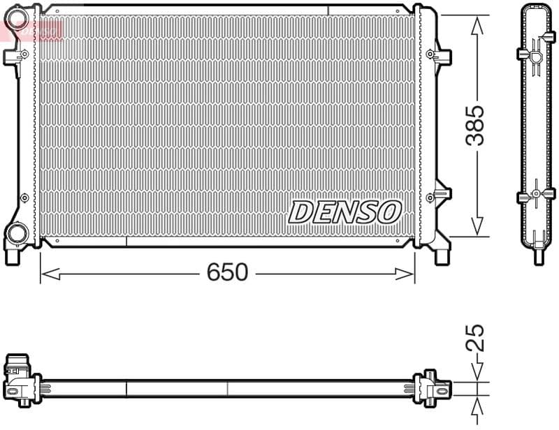 Radiator, racire motor DENSO DRM32016