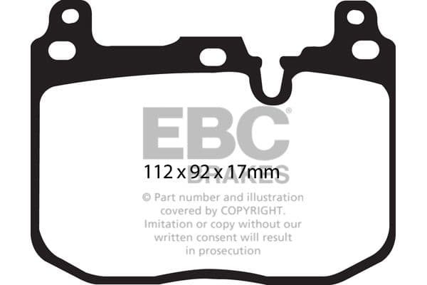 set placute frana,frana disc EBC Brakes DP42130R