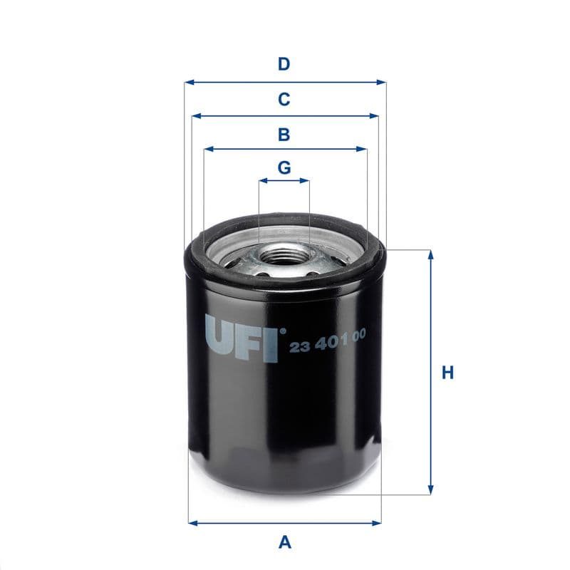 Filtru ulei UFI 23.401.00