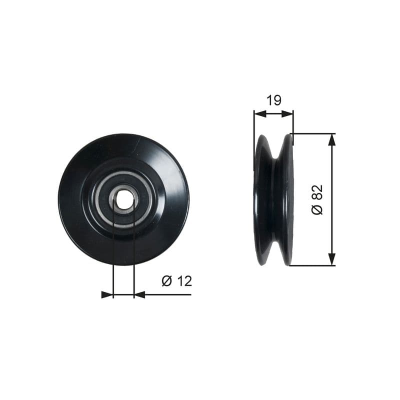 Rola ghidare/conducere, transmisie GATES DriveAlign™ T36606