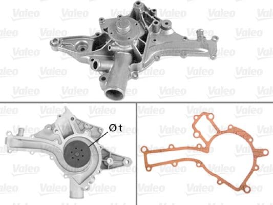 Pompă de apă, răcire motor VALEO 506787