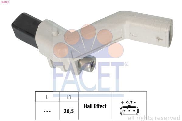 Senzor impulsuri, arbore cotit FACET OE Equivalent 9.0772