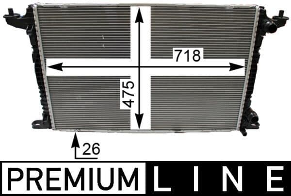 Radiator, racire motor MAHLE BEHR *** PREMIUM LINE *** CR 2179 000P
