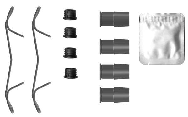 Set accesorii, etrier frana TEXTAR 82556900