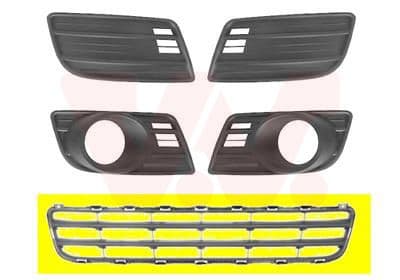 Grila ventilatie, bara protectie VAN WEZEL ** Equipart ** 5225590