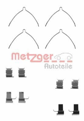 Set accesorii, placute frana METZGER AUTOTEILE 109-1261