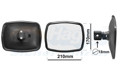 Oglinda exterioara VAN WEZEL 8213