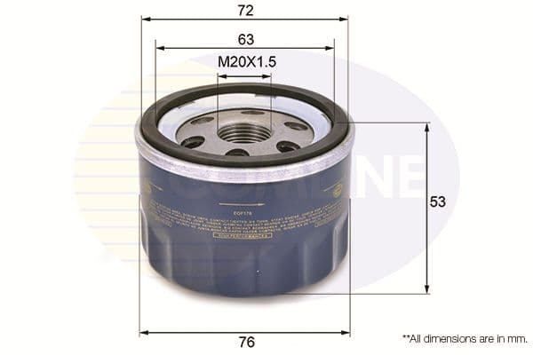 Filtru ulei COMLINE EOF176