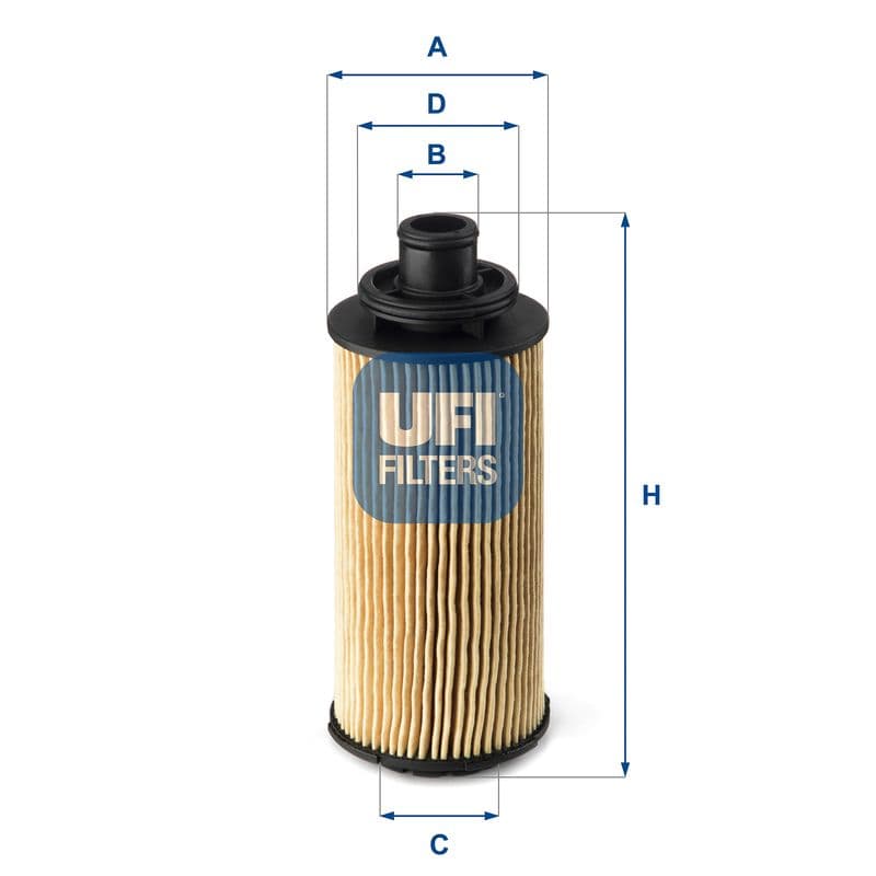 Filtru ulei UFI 25.127.00