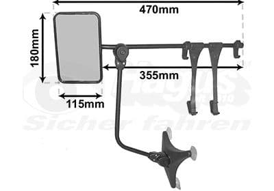 Oglinda exterioara VAN WEZEL * HAGUS * 6440