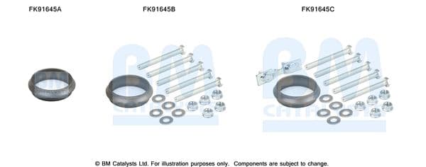 Set montare, catalizator BM CATALYSTS FK91645