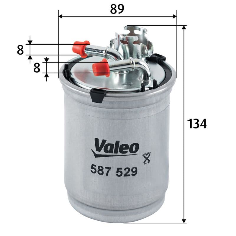 filtru combustibil VALEO 587529