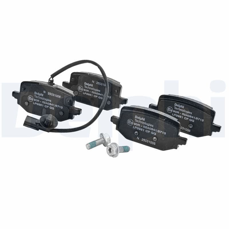 set placute frana,frana disc DELPHI LP3951