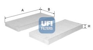 Filtru, aer habitaclu UFI 53.239.00