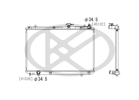 Radiator, racire motor KOYORAD PL012498