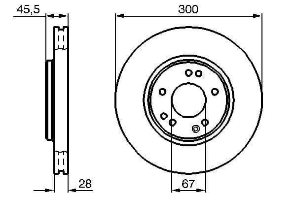 Disc frana BOSCH 0 986 478 526