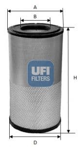 Filtru aer UFI 27.A32.00