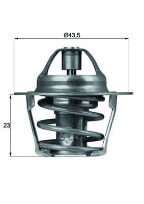 termostat,lichid racire MAHLE BEHR TX 61 83