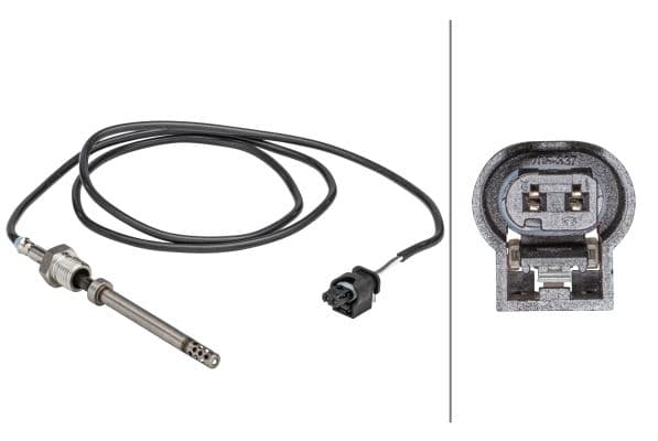 Senzor, temperatura gaze evacuare HELLA 6PT 358 181-241