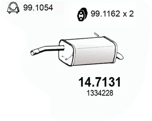 Toba esapament finala ASSO 14.7131