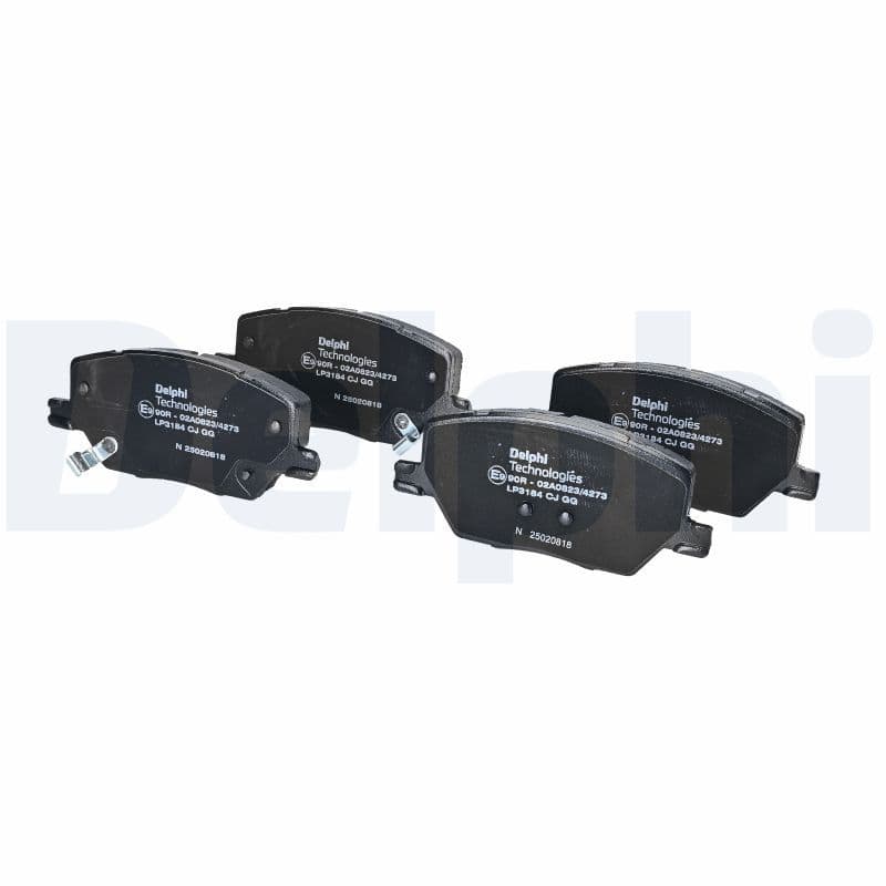 set placute frana,frana disc DELPHI LP3184