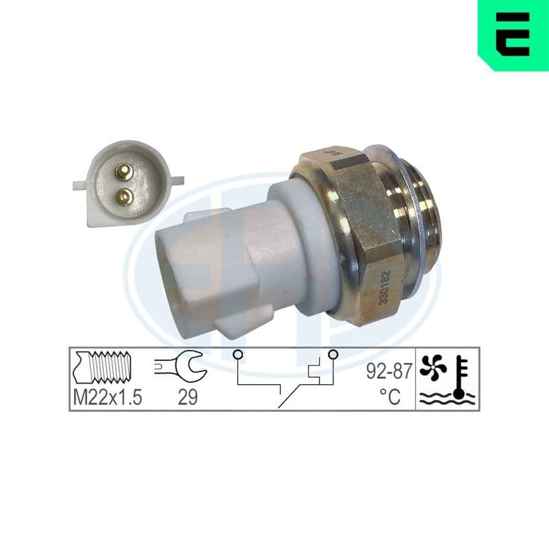 Comutator temperatura, ventilator radiator ERA 330182