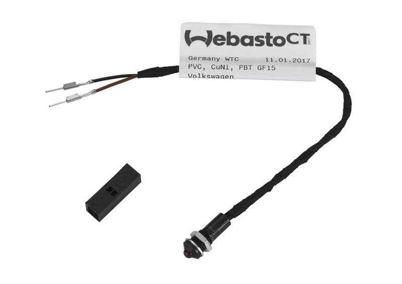 Set reparat cabluri, agreg. încălzire (încălzire staționare) WEBASTO LED Operation indicator auxiliary heating time pre-set 1320992A