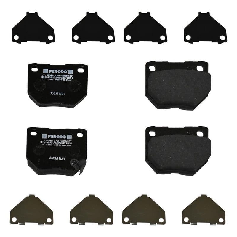 set placute frana,frana disc FERODO PREMIER FDB1372
