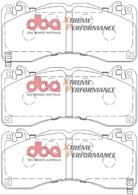 Set placute frana de performanta DBA DB9021XP