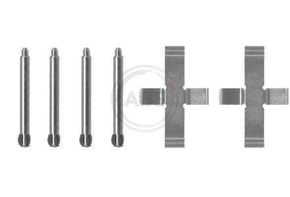Set accesorii, placute frana ABS 1046Q