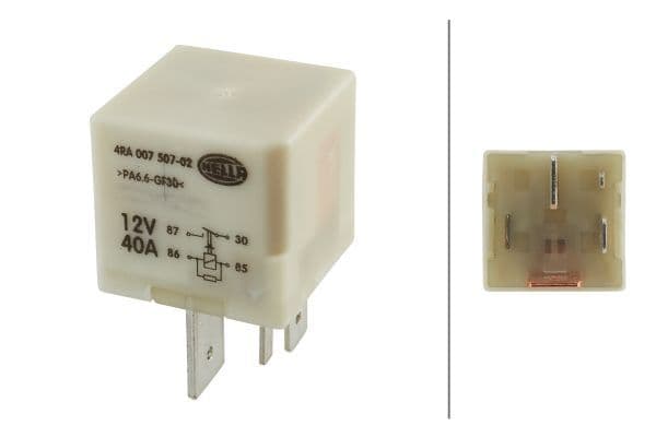 releu,instalatia de comanda bujii incandescente HELLA 4RA 007 507-021