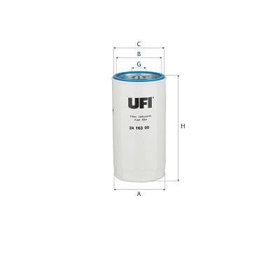 filtru combustibil UFI 24.163.00