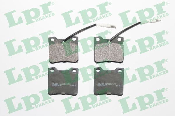 set placute frana,frana disc LPR 05P330