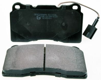 set placute frana,frana disc DENCKERMANN B111036