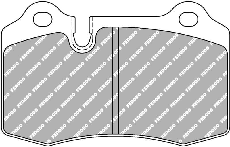 set placute frana,frana disc FERODO FDS1348