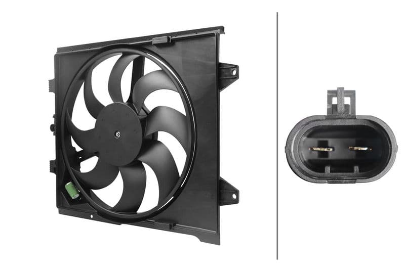 Ventilator, radiator HELLA 8EW 366 420-191