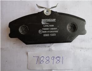 set placute frana,frana disc MOTAQUIP LVXL1028
