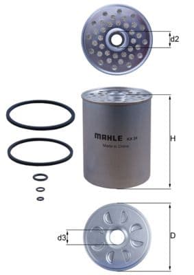 filtru combustibil MAHLE KX 24D