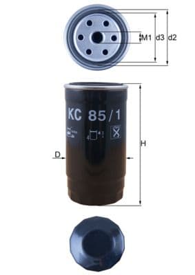 filtru combustibil MAHLE KC 85/1