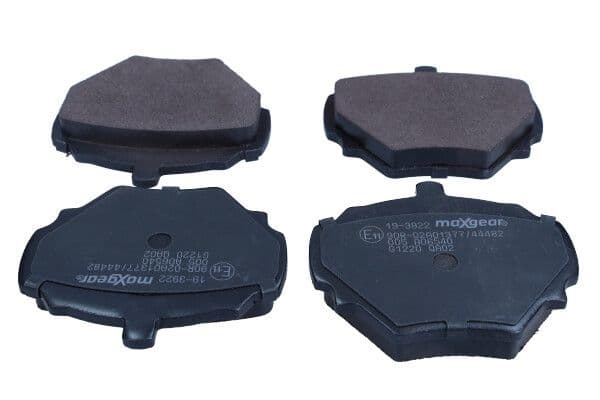 set placute frana,frana disc MAXGEAR 19-3922