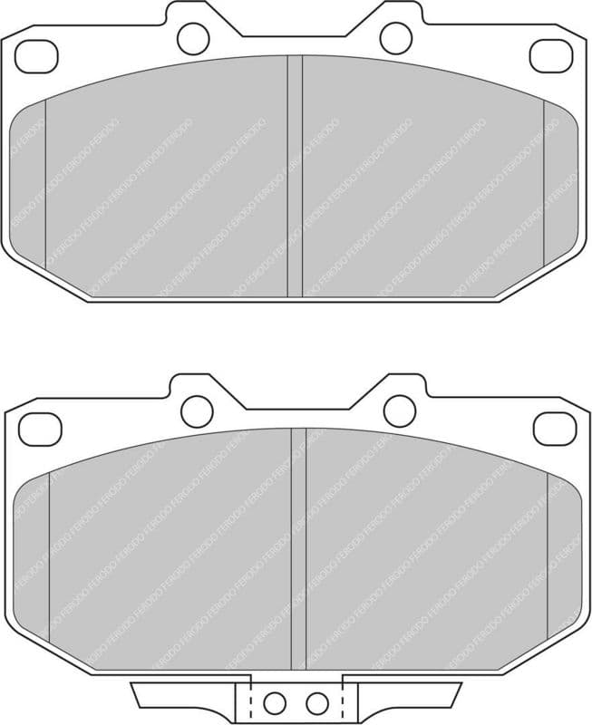 set placute frana,frana disc FERODO RACING DS PERFORMANCE FDS986