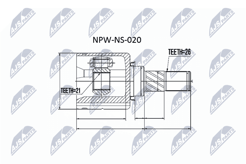 Set articulatie, planetara NTY NPW-NS-020