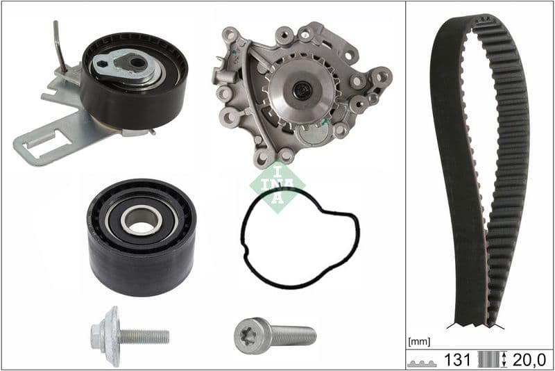 Set pompa apa + curea dintata Schaeffler INA 530 0760 30