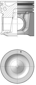 Piston KOLBENSCHMIDT 40041600