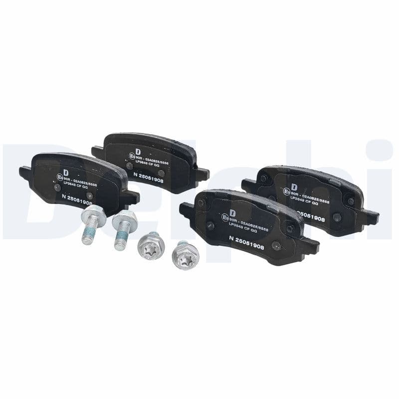 set placute frana,frana disc DELPHI LP3649