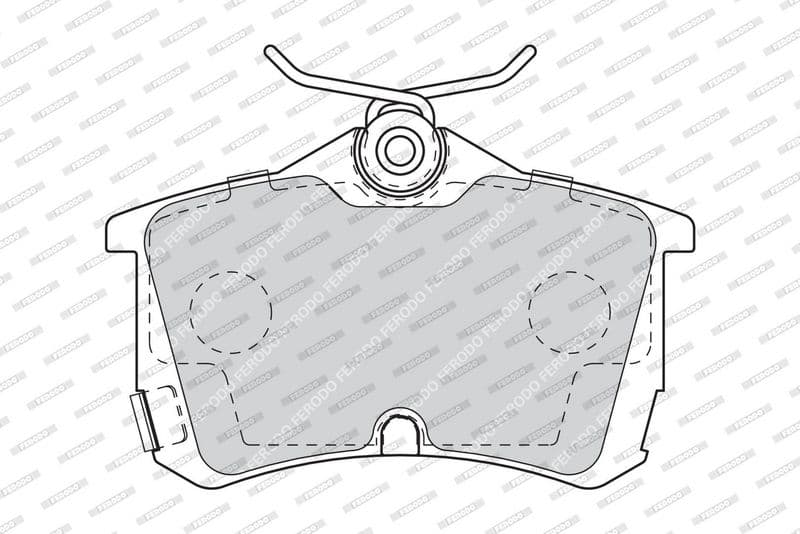 set placute frana,frana disc FERODO PREMIER ECO FRICTION FDB1506